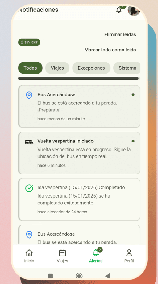 Stay informed every step of the way